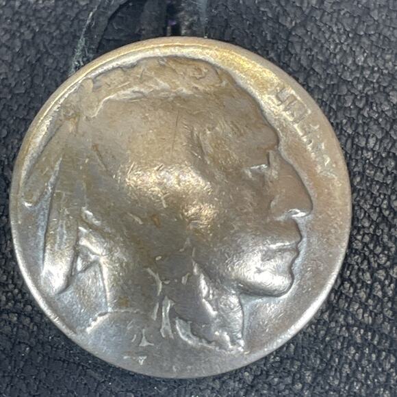 Vtg Black Leather Western Boot Fringe Crossbody Purse Indian Coin Blue Stitching - Picture 4 of 12